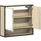 vidaXL Kupaonski ormarić s ogledalom sonoma hrast 65x20x60 cm | shoptok.hr