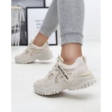 Resti Beige women's sneaker sports shoes Evilpo- Footwear | Shoptok.si