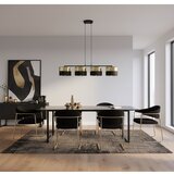  visilica na sajli lux 4xE27/15W/230V crna/zlatna | Eponuda.com