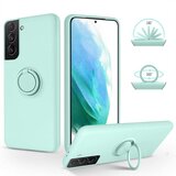  ovitek liquid ring za samsung galaxy S22 ultra 5G - mint Cene