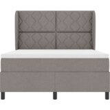 Box Postelja z vzmetnico v taupe barvi, 160x200 cm iz blaga, (22051592) | Shoptok.si