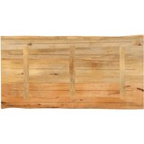 Stolna ploča 120x60x3,8cm od masivnog drva manga sa živim rubom | Eponuda.com