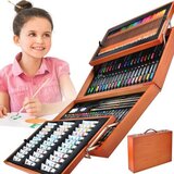 Maaleo set za crtanje i slikanje u drvenom koferu, 177 dijelova | shoptok.hr