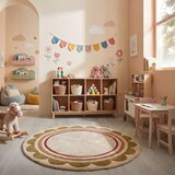 Flair Rugs Ručno rađen vunen okrugao tepih u prirodnoj boji ø 120 cm Lois – | shoptok.hr