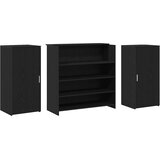  Recepcijski stol crni hrast 200x50x103,5 cm inženjerski drvo | Eponuda.ba