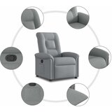  Naslonjač od tkanine svjetlosivi | shoptok.hr