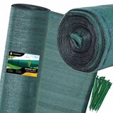  Zelena mreža za sjenilo 140 gsm 1 x 25 m 100 vezica | shoptok.hr
