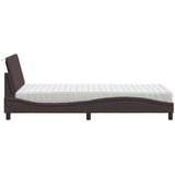  Krevet s madracem tamnosmeđi 90 x 200 cm od tkanine | shoptok.hr