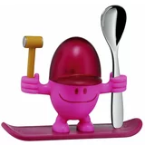 Wmf crveno-ružičasti stalak za jaje sa žlicom Cromargan® Mc Egg