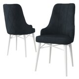 Hanah home set stolica Neta, 46x95x42 cm, 6 dijelova, antracit-bijela | Eponuda.ba