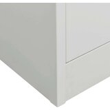 vidaXL Garderobna omara svetlo siva 80x50x180 cm jeklo | Shoptok.si