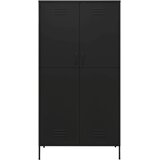  Ormar crni 90 x 50 x 180 cm čelični | Eponuda.com