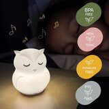 Zopa silikonska LED noćna lampica s glazbom – veličina L Rabbit | shoptok.hr