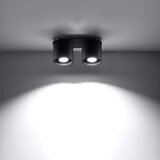  Sollux SL.0054 - reflektorska svetiljka ORBIS 2 2xGU10/40W/230V crna | Eponuda.com