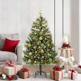 vidaXL Umjetno zložljivo božićno drevo s stožci Zelena 150 cm | Shoptok.si