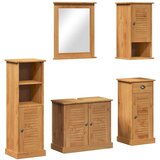  Set namještaja za kupaonicu VIGO 5 kom. Medeno smeđa | shoptok.hr