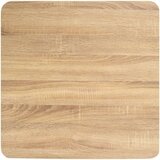 Bistro miza svetlo rjava 60x60 cm mediapan, (20625745) | Shoptok.si
