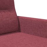  Dvosjed od tkanine crvena boja vina 120 cm | shoptok.hr