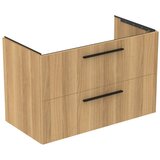 Ideal Standard stenska omarica za pod umivalnik v hrastovem dekorju v naravni barvi 100x63 cm i.life b | Shoptok.si