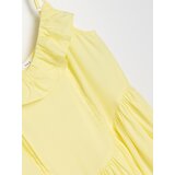 Sinsay Mini haljina od viskoze na naramenice s volanom | shoptok.hr