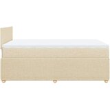 vidaXL Krevet box spring s madracem krem 120 x 190 cm od tkanine | shoptok.hr
