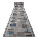 RugsX Tekač gumiran LISTRA Geometrijski, proti zdrsu siva 67 67x460 cm, (21995324) | Shoptok.si