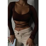 Offshop ženska majica bortela brown | ePonuda.com