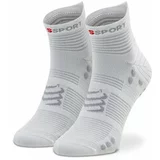 Compressport Visoke nogavice Unisex Pro Racing Socks V4.0 Run Low XU00047B_010 Bela