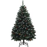  Umjetno božićno drvce zeleno s kuglicama 150 cm 150 LED lampica | shoptok.hr