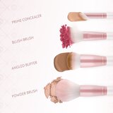 Luvia Cosmetics Flawless Face Set set čopičev z etuijem Candy | Shoptok.si