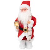 Elementa led novogodisnja dekora/plesuci deda mraz crveni 35CM | ePonuda.com