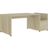 Furnova Klubska mizica sonoma hrast 90x45x35 cm inženirski les, (21913725) | Shoptok.si