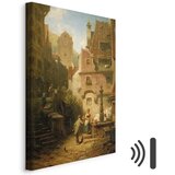  Slika - Carl Spitzweg – Well-Wisher Presenting Flowers 80x120 Akustična | shoptok.hr