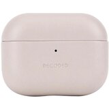 Oem Decoded, Ovitek za AirPods Pro 3 iz usnja, ultra eleganten, Aircase serija, Bež, (5000227556) Cene