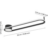 Eglo 902151-LED stropno svetlo collecorvino LED/24W/230V 2700/4000/6500K crna | Eponuda.com