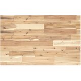  Zidna polica za umivaonik od čelika i masivnog bagremovog drva Smeđa 100 x 50 x 2 cm | shoptok.hr