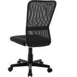  Uredska stolica crna 44 x 52 x 100 cm od mrežaste tkanine | shoptok.hr