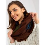 Fashion Hunters Brown viscose scarf scarf | Shoptok.si