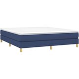  Okvir za krevet s oprugom plavi 180x200 cm od tkanine | Eponuda.com