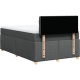  Krevet s oprugama i madracem tamnosivi 120 x 200 cm od tkanine | shoptok.hr