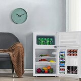  90L mini hladilnik z ločenim zamrzovalnim delom, kompakten hladilnik, dim. 48,5 x 49,5 x 86 cm, bel | Shoptok.si