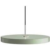 svijetlo zelena led viseća svjetiljka s metalnim sjenilom ø 43 cm asteria medium –