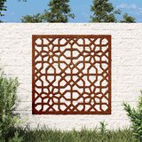  Vrtni zidni ukras 55 x 55 cm čelik COR-TEN s maurskim uzorkom | Eponuda.ba