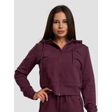 GymBeam Ženska dukserica TRN Zip-Up Eggplant u