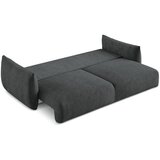 Makamii Temno siva raztegljiva sedežna garnitura iz šenilje 230 cm Leila – | Shoptok.si