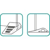 Zopa zaštita za vrata graničnik 2 kom white | shoptok.hr