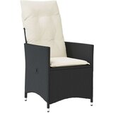  5-delni set vrtnarjenja s blazinami - Črn poli ratan, (22087169) | Shoptok.si