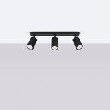 Nice Lamps Črna stropna svetilka 6,5x45 cm Gleam – | Shoptok.si