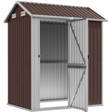 vidaXL Vrtna lopa rjava 192x152,5x237 cm pocinkano jeklo | Shoptok.si