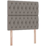  s madracem i skladištem Sivo-smeđa 90 x 200 cm tkanina | shoptok.hr